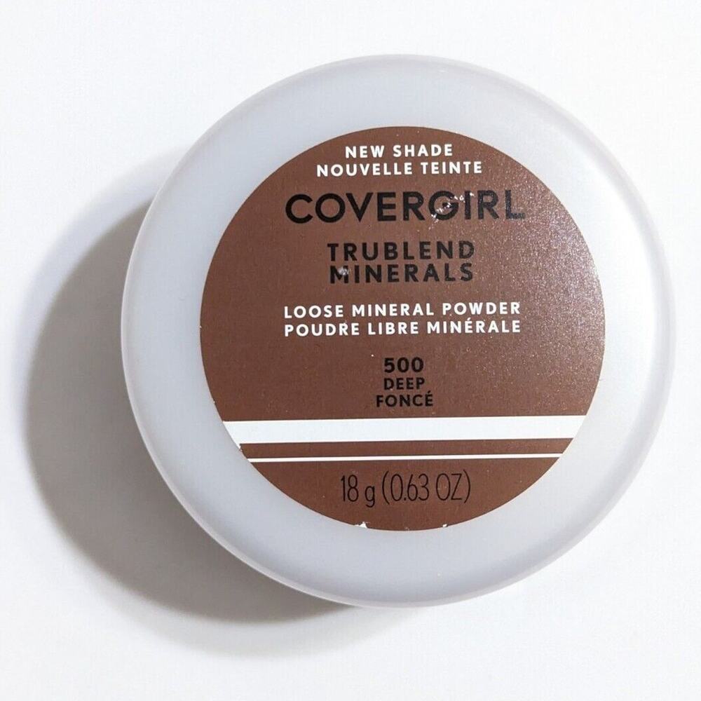 Covergirl Trublend Minerals, Loose Mineral Powder, 500 Deep 0.63 Oz
