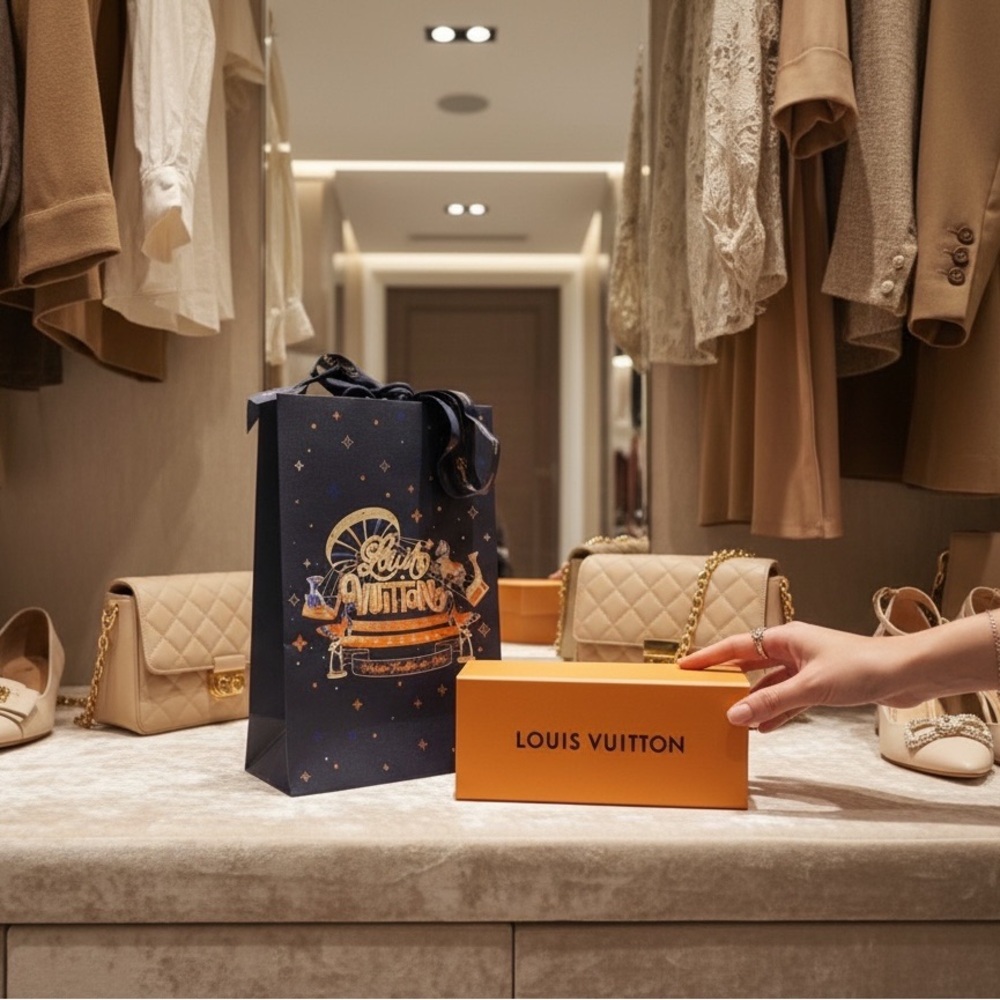 Louis Vuitton Holiday Gift Box & Carousel Shopping Bag Set – Luxury Packaging - Picture 5 of 5
