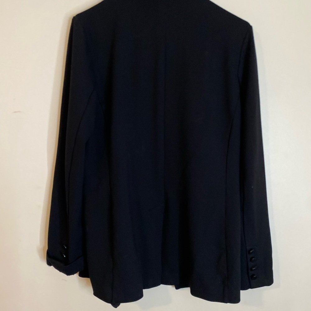 Worthington Black Double-Breasted Blazer size medium - Picture 6 of 12
