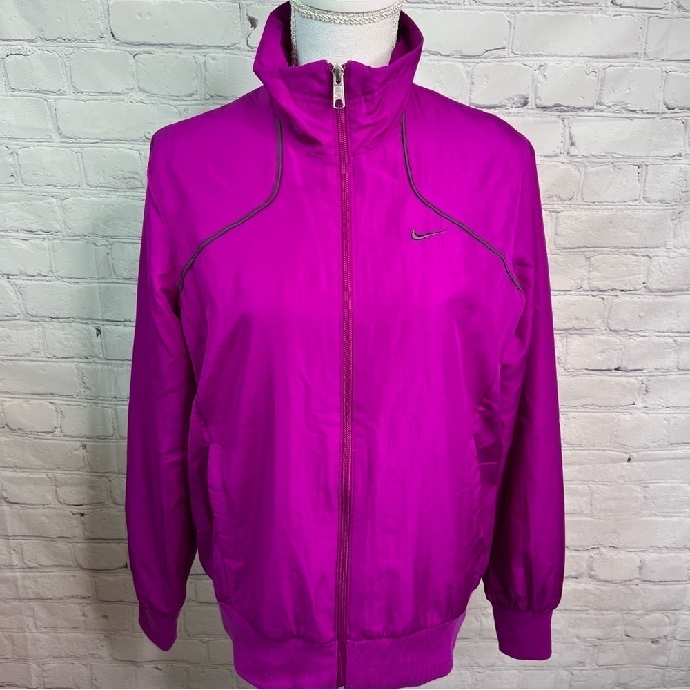 Nike Magenta Track Jacket Large