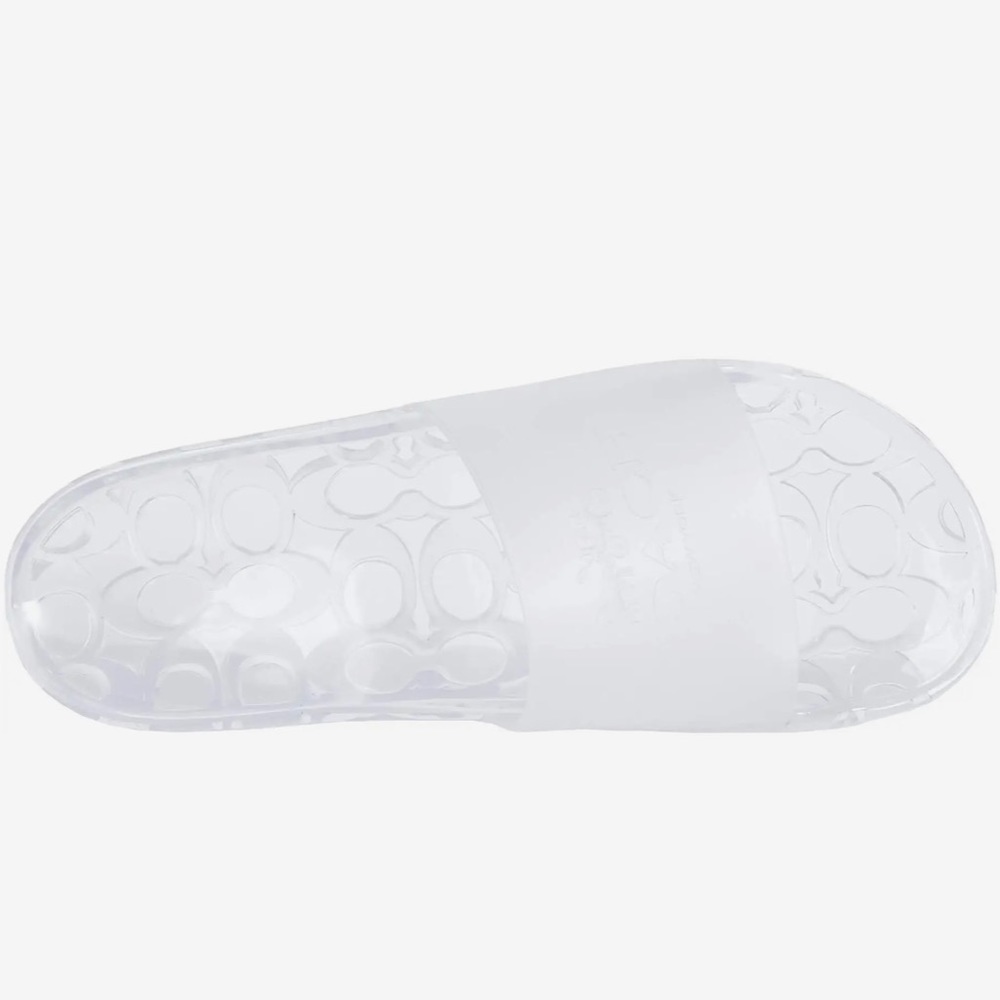 Coach Ulyssa clear flat slipper sandals - Picture 7 of 10