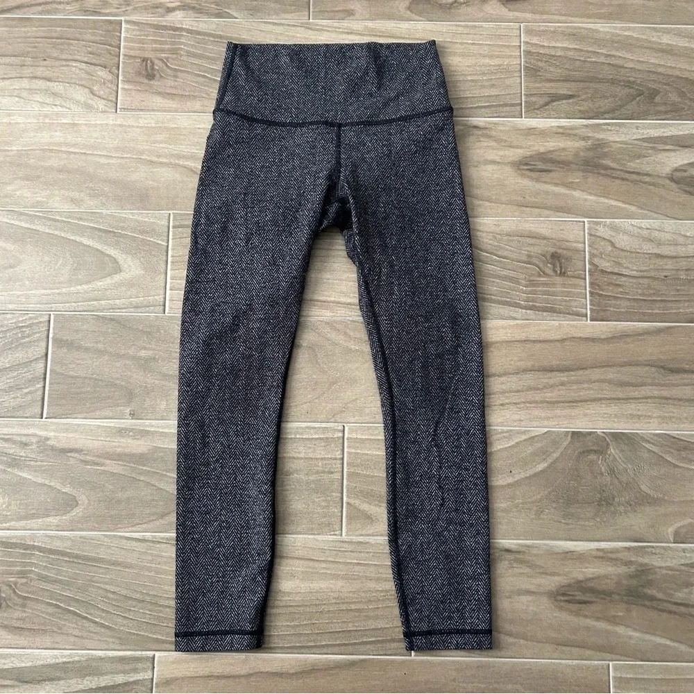 Lululemon Herringbone Wunder Under Leggings | Size 6 - Picture 3 of 8