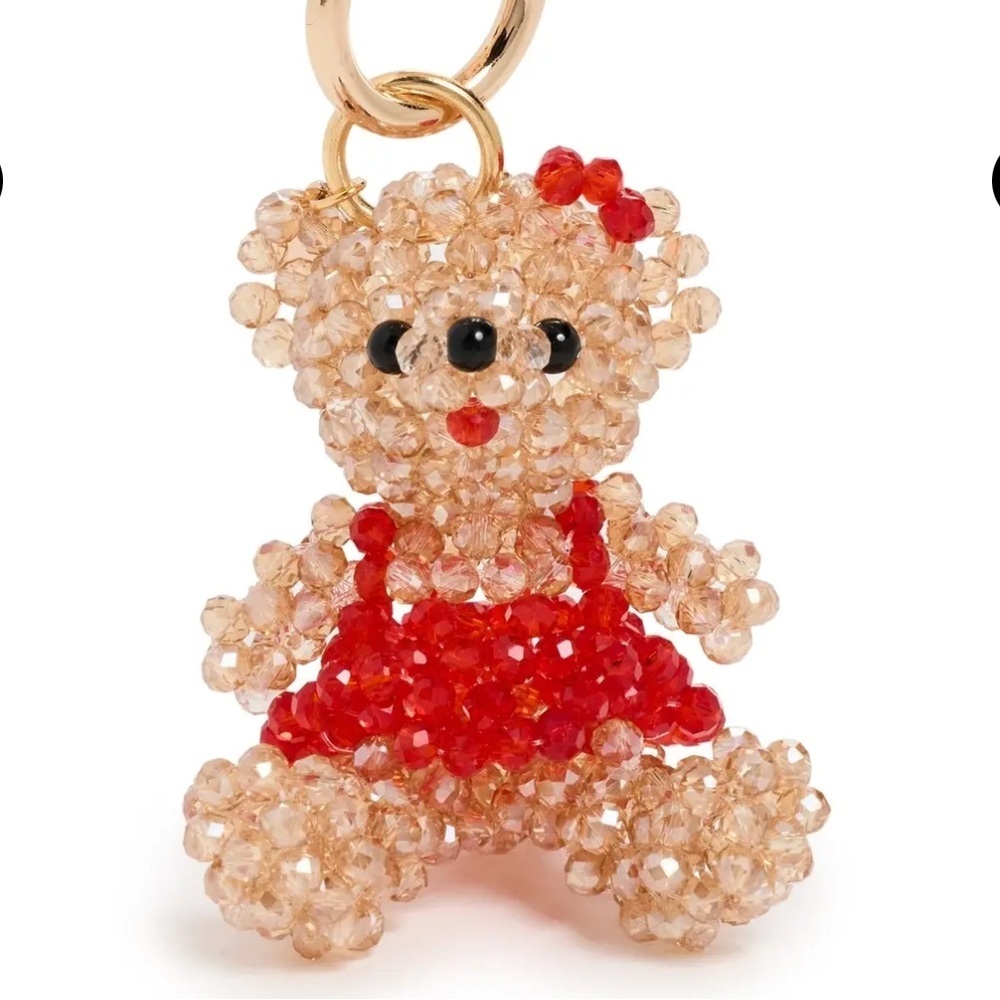 Keychain bear beaded!