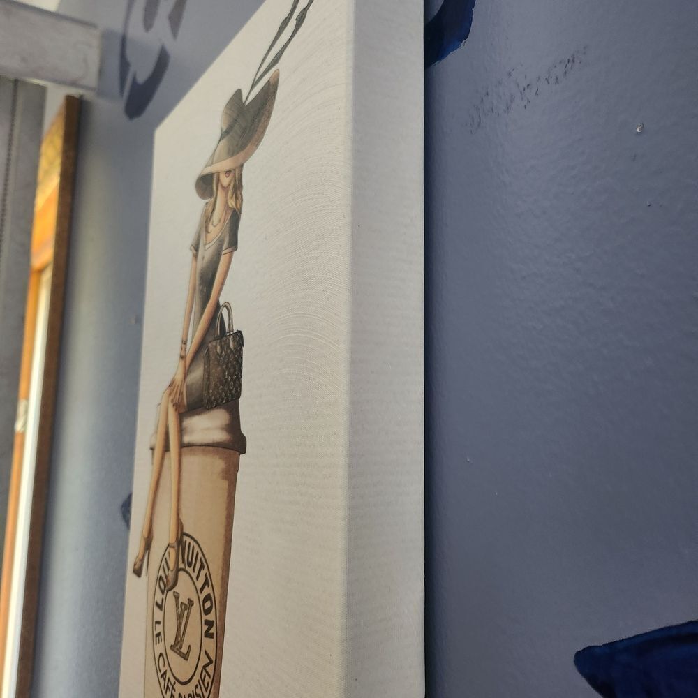 Louis Vuitton Fashion Illustration with Coffee Cup - Picture 3 of 5