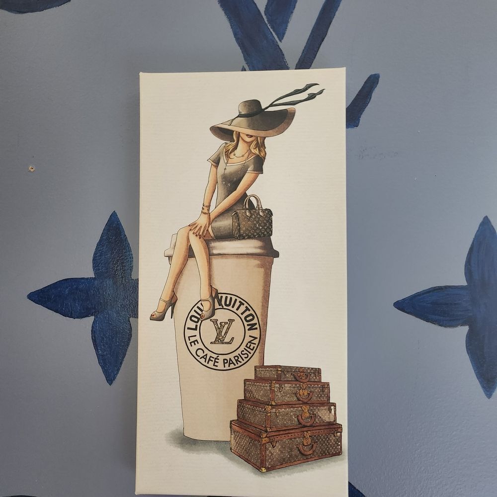 Louis Vuitton Fashion Illustration with Coffee Cup - Picture 4 of 5