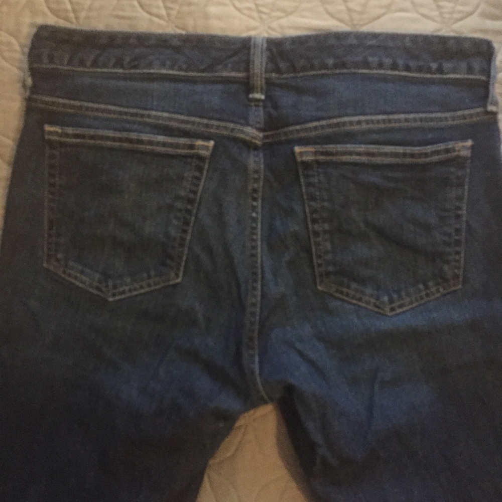 👖🤣Eddie Bauer Skinny Jeans, Size 8 - w/ "Designer Knee Ventilation" 😂 - Picture 5 of 8