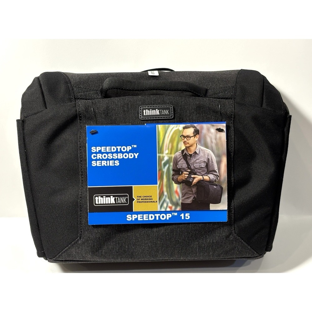 Think Tank SpeedTop 15 Camera Bag Crossbody Shoulder Case Magnetic Top Black