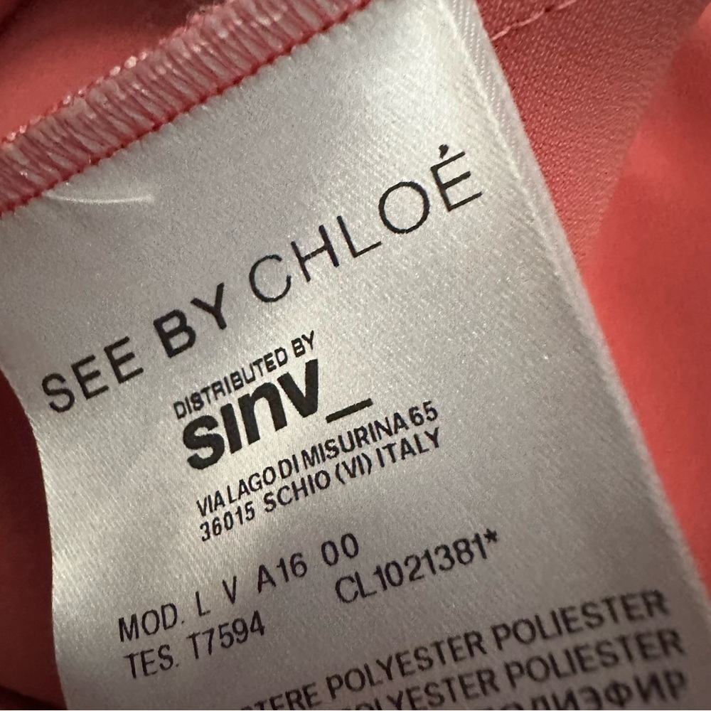 NWT See by Chloé Shift Dress - 6 US / IT 42 / FR 38 - Picture 10 of 11