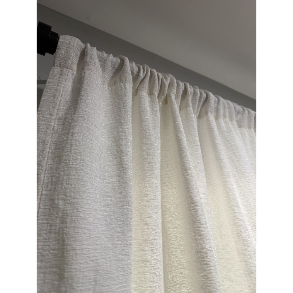 Peri Home Sanctuary Back Tab Room Darkening Curtain Panel Pair 78" Linen