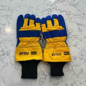 North Polar Water Proof Thinsulate Yellow & Blue Gloves