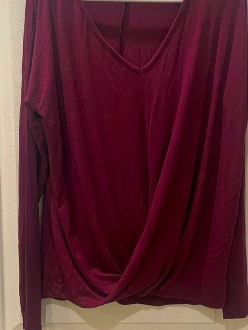 Top Knot Front Long Sleeve Top - Picture 3 of 3