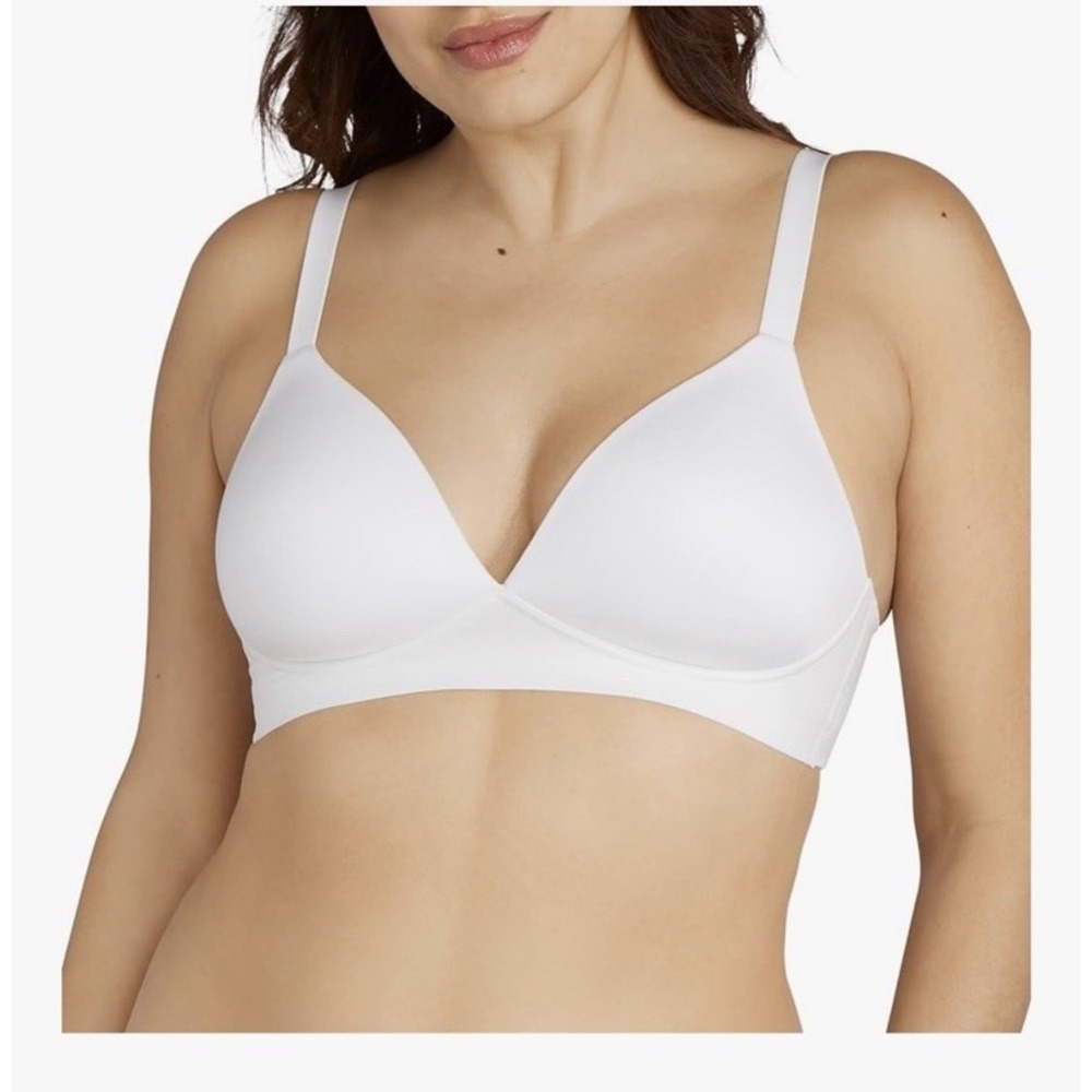 Bali  Cool Comfort Revolution Women's Wireless Bra,‎ White - Style 3462 - Sz XL