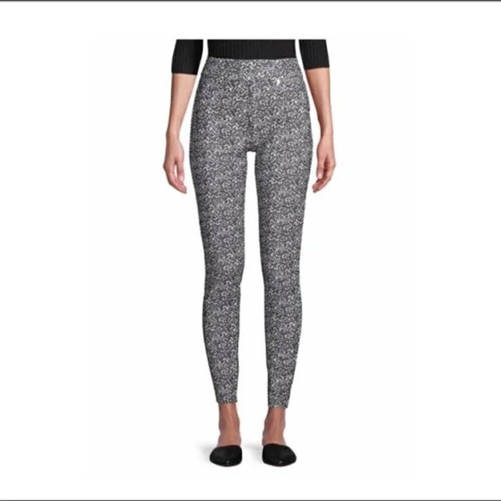 MICHAEL MICHAEL KORS High-Rise Springtime Leggings, Size Large - NWT