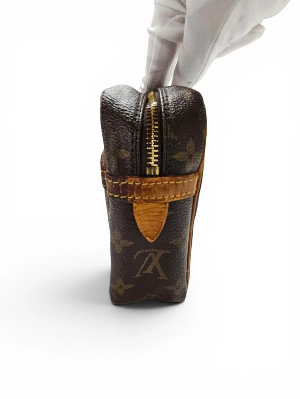 Louis Vuitton Compiegne 23 1992 Clutch Handbag in Monogram Canvas and Leather - Picture 5 of 15