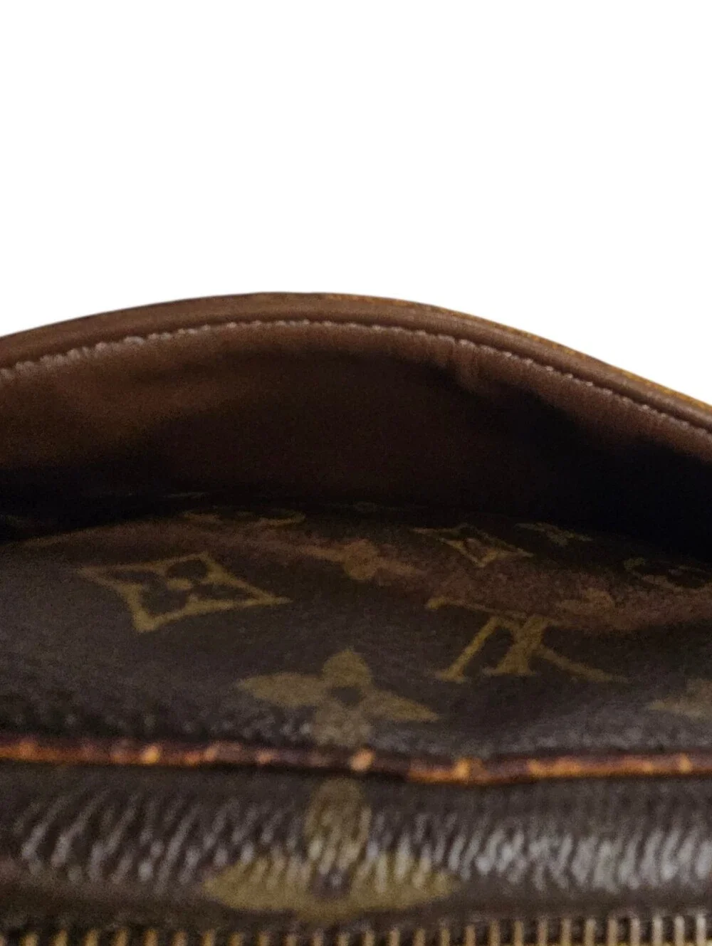 Louis Vuitton Compiegne 23 1992 Clutch Handbag in Monogram Canvas and Leather - Picture 7 of 15
