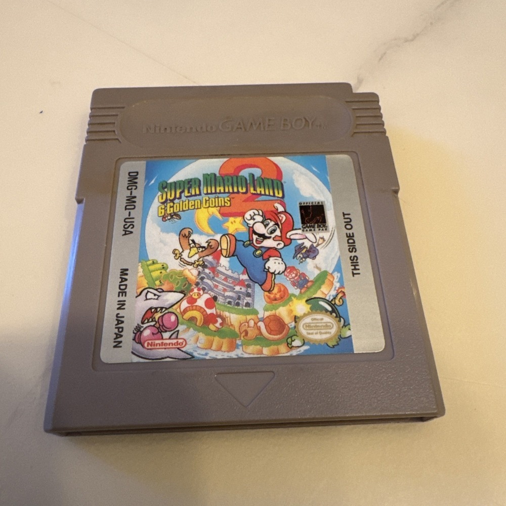 Super Mario Land 2: 6 Golden Coins - Nintendo Gameboy - Tested Authentic