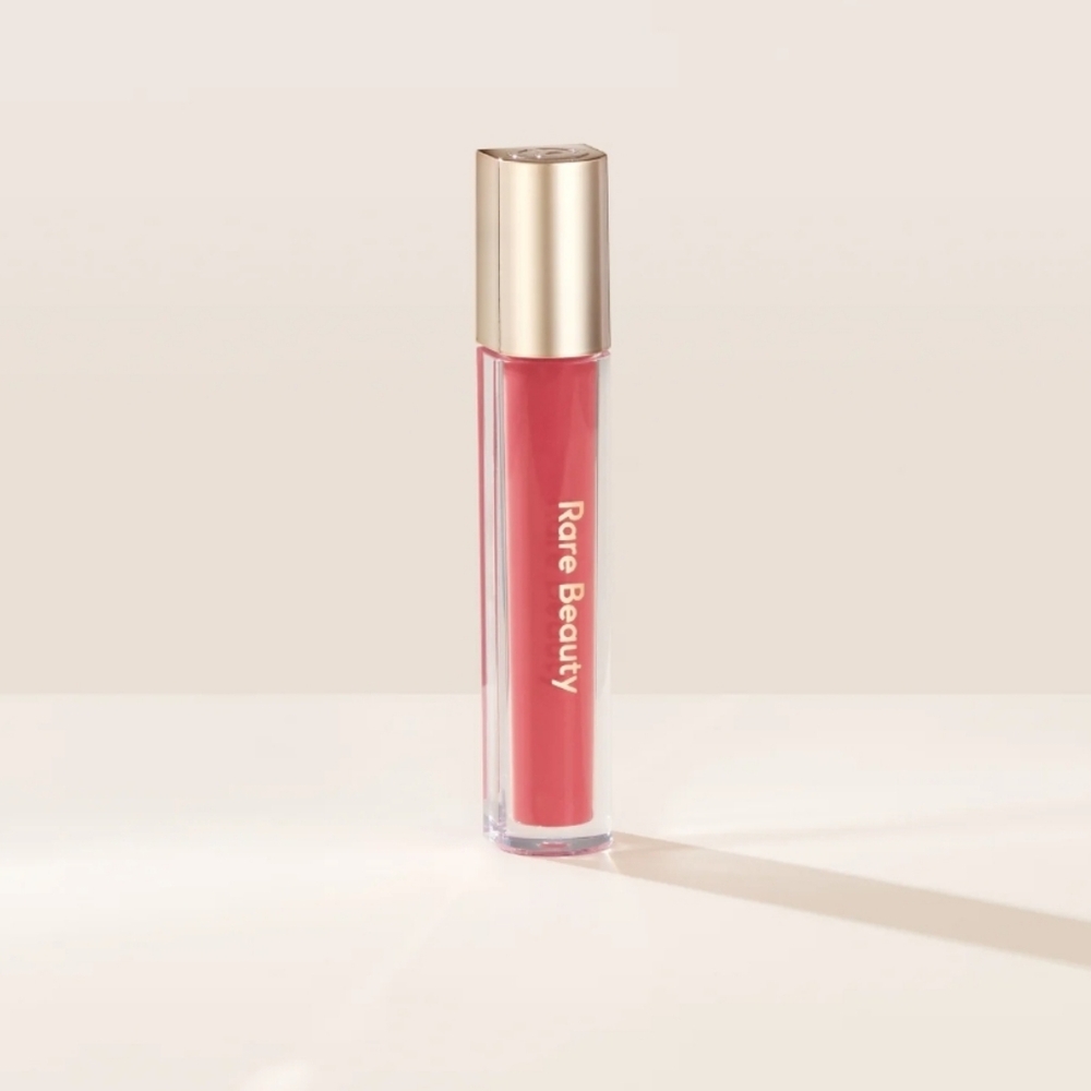 Nib Rare Beauty $22 Stay Vulnerable Glossy Lip Balm In Nearly Apricot