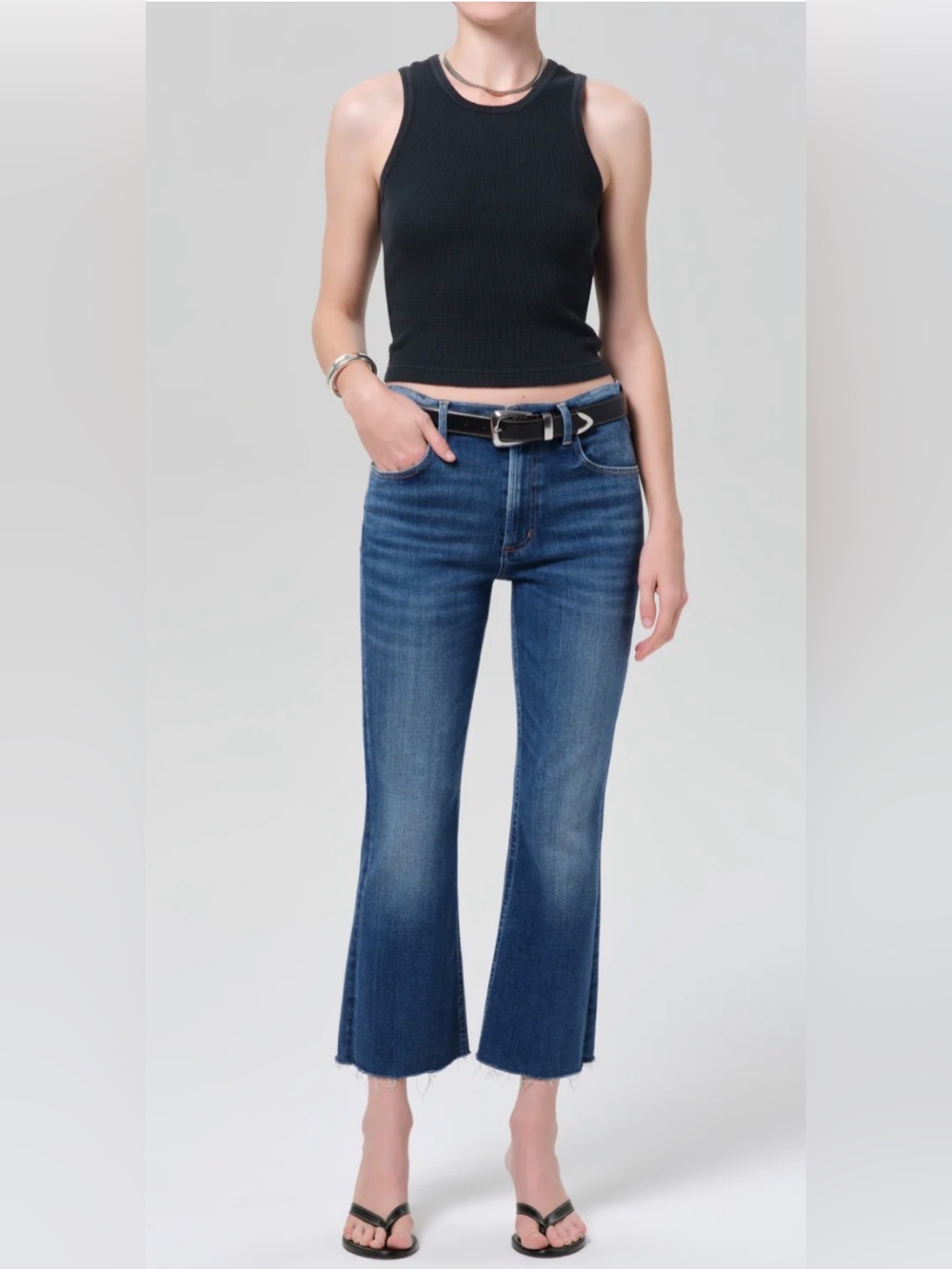 Citizens of Humanity Isola Cropped Bootcut Jeans