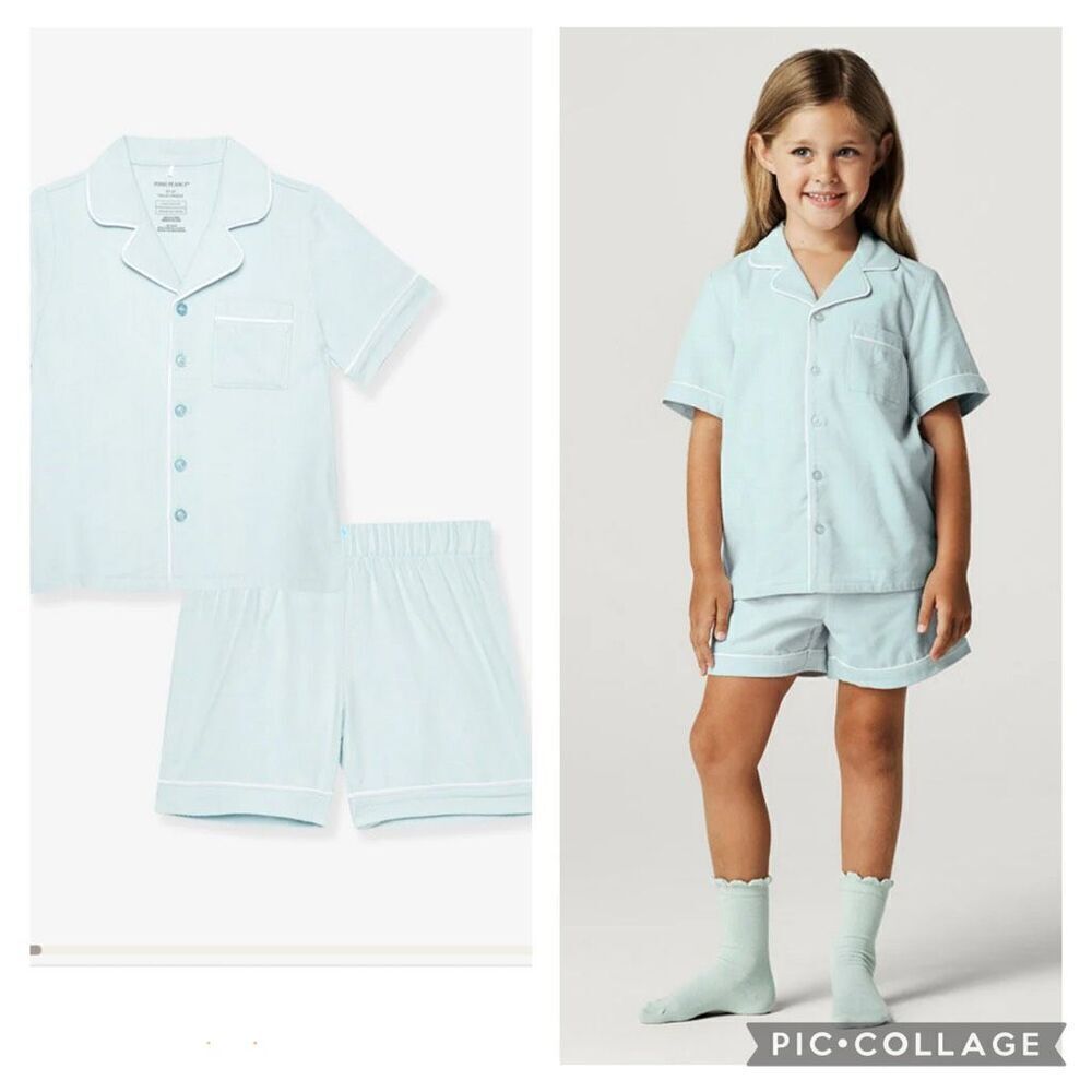 Posh Peanut Flannelette Luxe Pajama Short Set