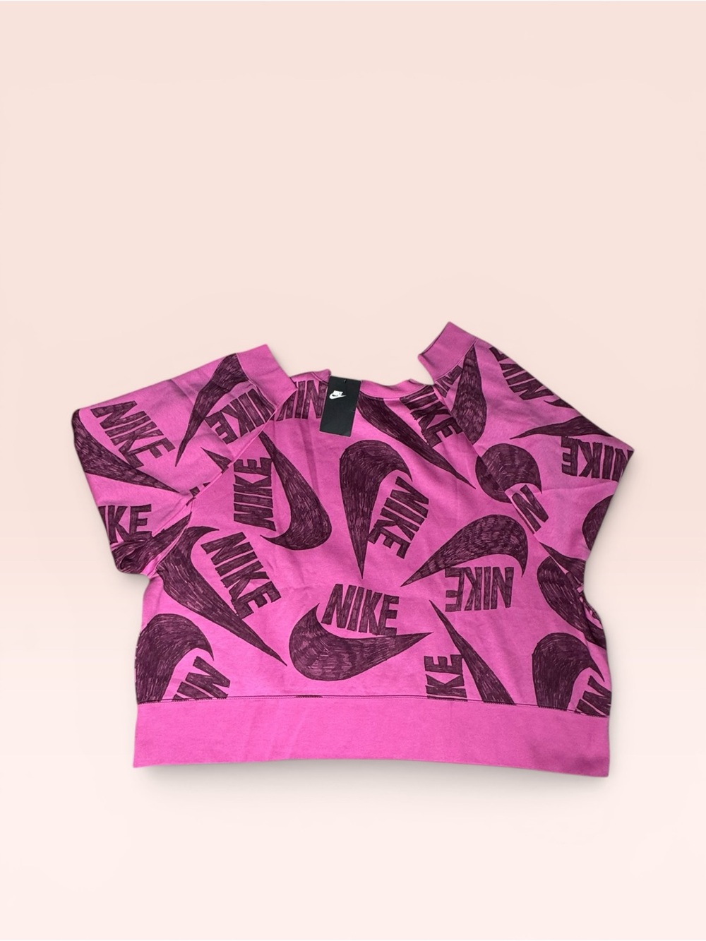 Nike Pink Sportswear Icon Clash
Fleece Crewneck Sweatshirt - Picture 2 of 6