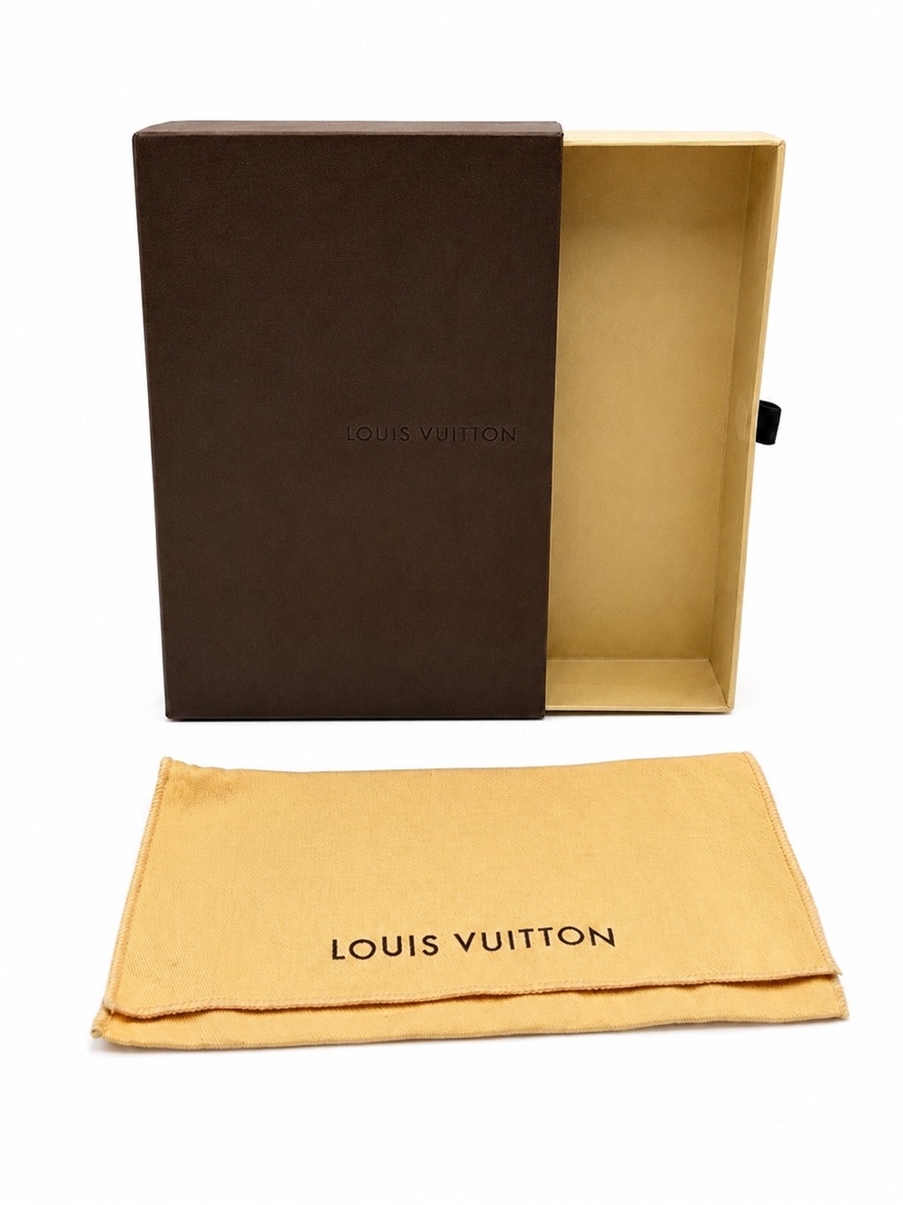 Empty Louis Vuitton Box Gift Packaging Louis Vuitton Dust Cloth Storage Display - Picture 7 of 9