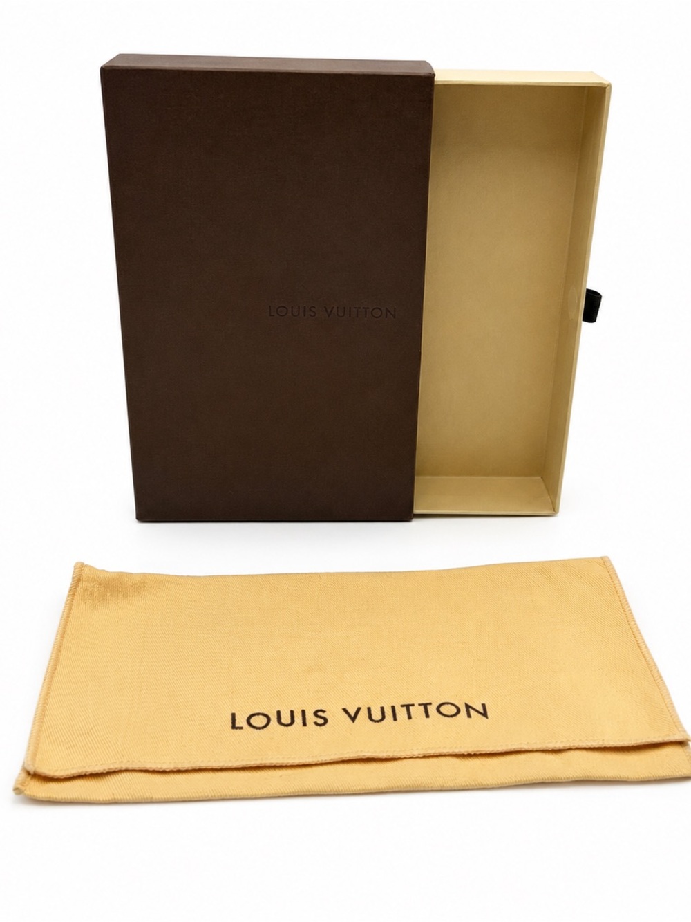 Empty Louis Vuitton Box Gift Packaging Louis Vuitton Dust Cloth Storage Display - Picture 3 of 9