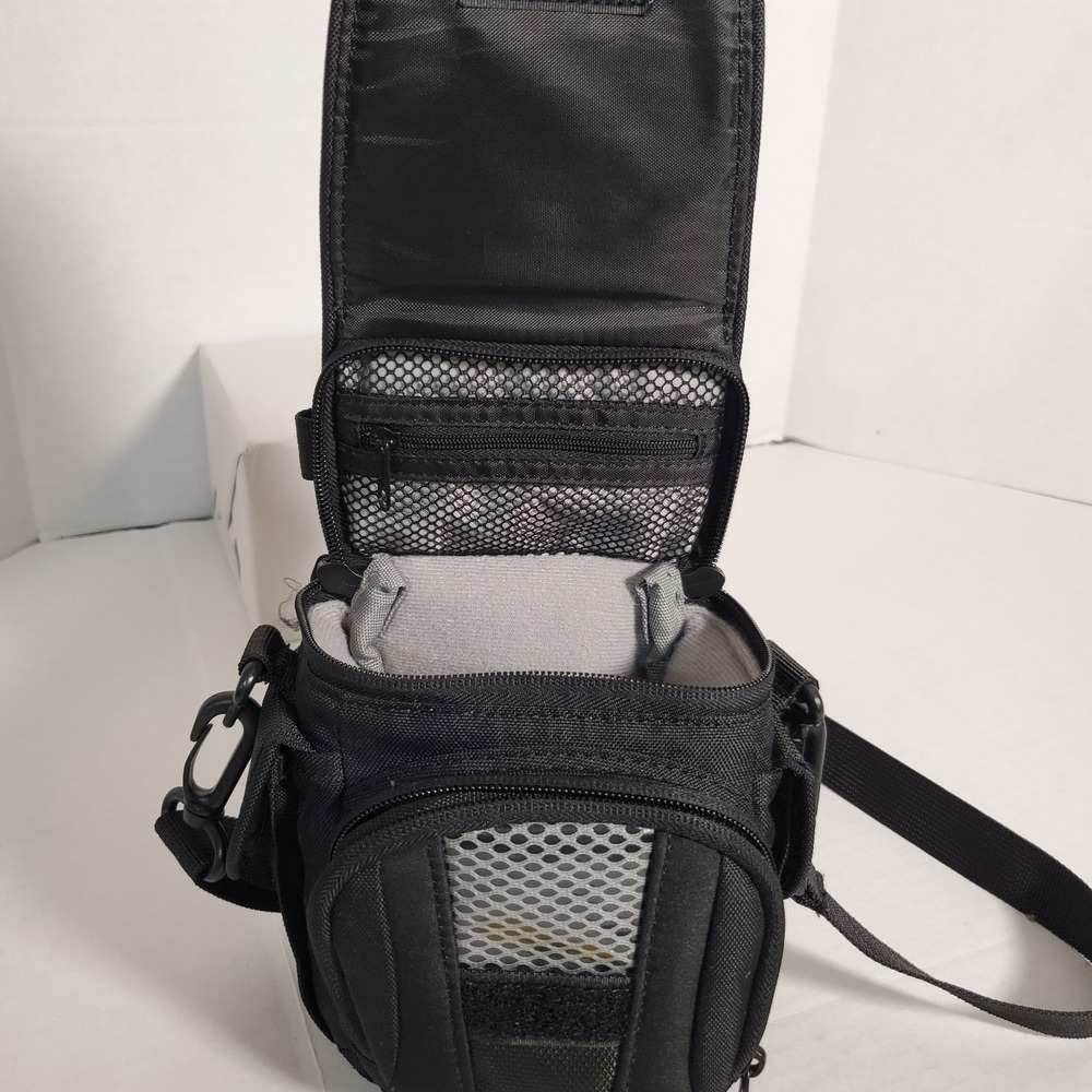 HEAVY DUTY PADDED LOWEPRO EDIT-100 CAMERA BAG - BLACK - With Shoulder Strap LN - Picture 11 of 16