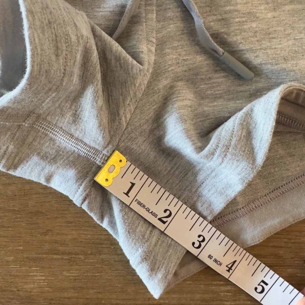 Lululemon‎ Inner Glow High Rise Short 3"-heathered grey-Modal #W7BB5S-Size 2 - Picture 3 of 12