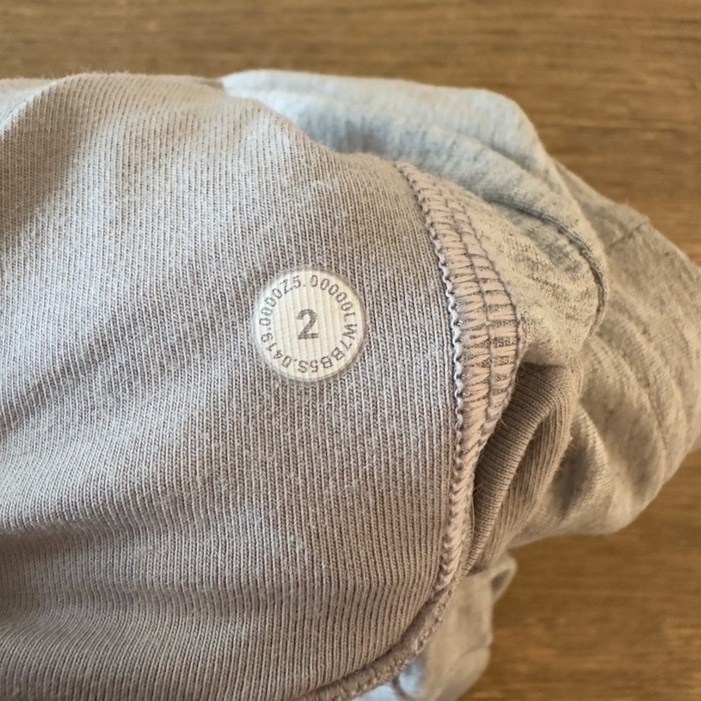 Lululemon‎ Inner Glow High Rise Short 3"-heathered grey-Modal #W7BB5S-Size 2 - Picture 9 of 12