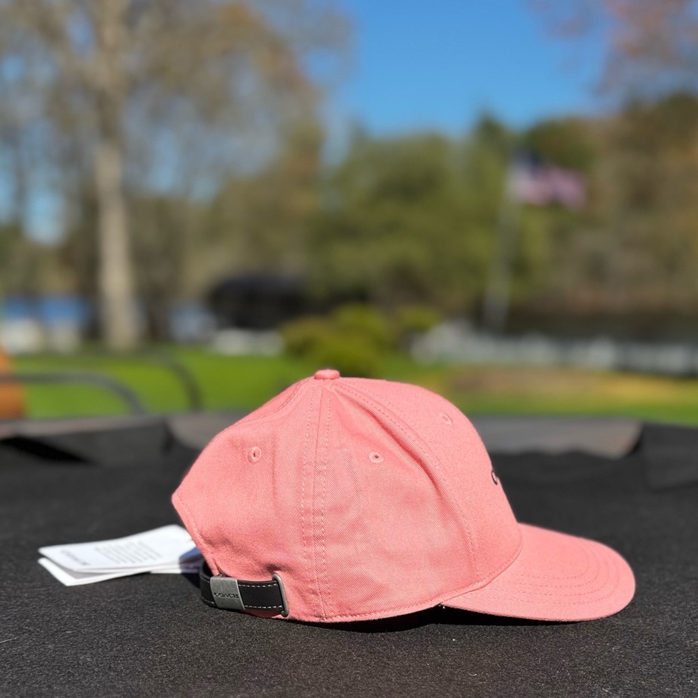 Coach New York Logo Pink Embroidered Adjustable Closure
Designer Baseball Hat - Picture 2 of 16