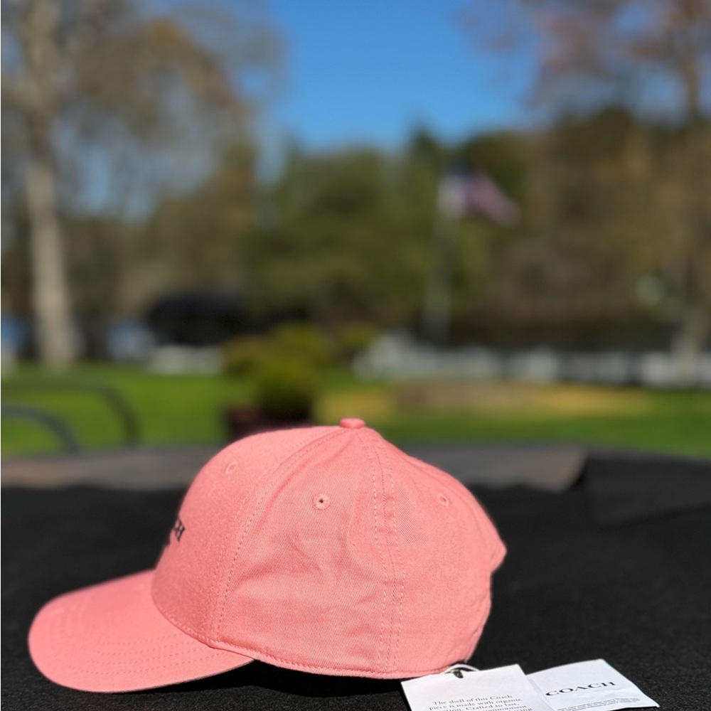Coach New York Logo Pink Embroidered Adjustable Closure
Designer Baseball Hat - Picture 5 of 16