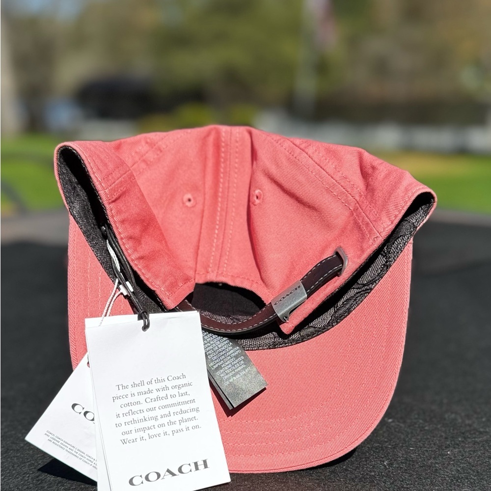 Coach New York Logo Pink Embroidered Adjustable Closure
Designer Baseball Hat - Picture 8 of 16