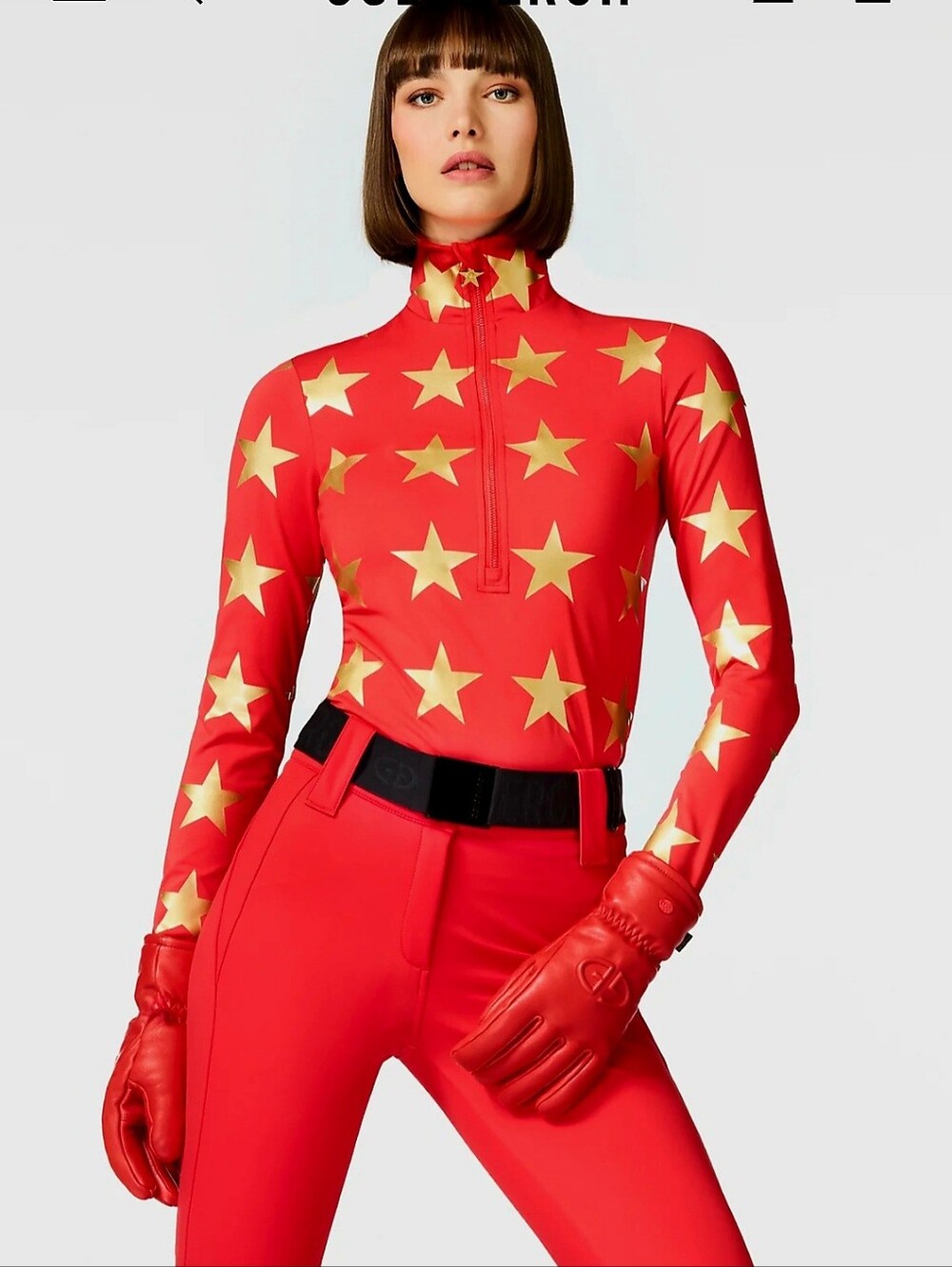Goldbergh Lunaria Pully Base Layer Top Flame Red