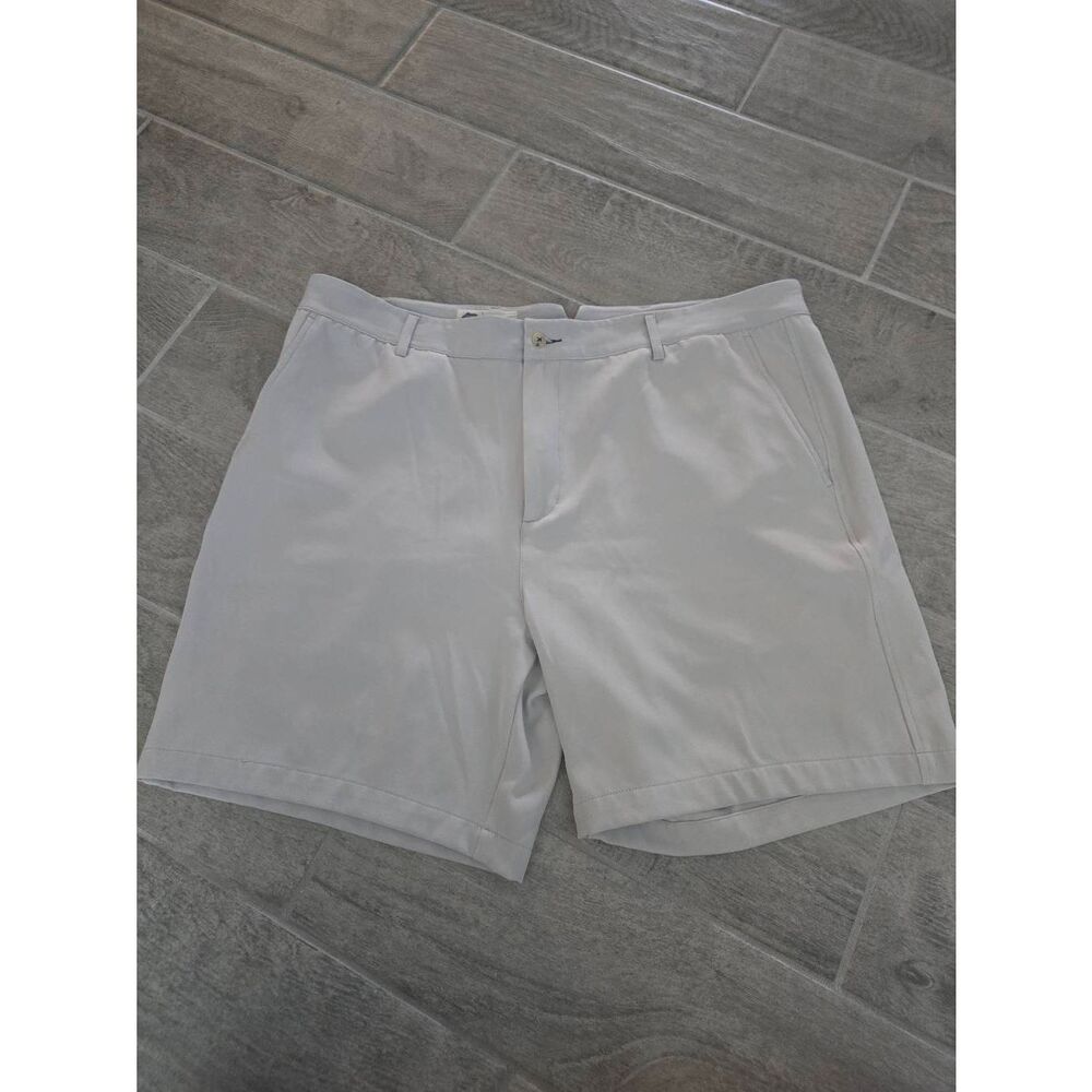 Men's Onward‎ Reserve Gimme Performance Golf Shorts Stone- Light Gray Size 42