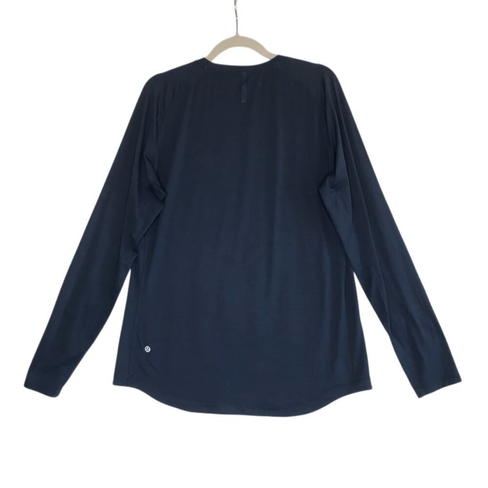 LULULEMON License to Train LS Shirt Men XL Blue Athletic Performance Outdoor - Picture 6 of 11