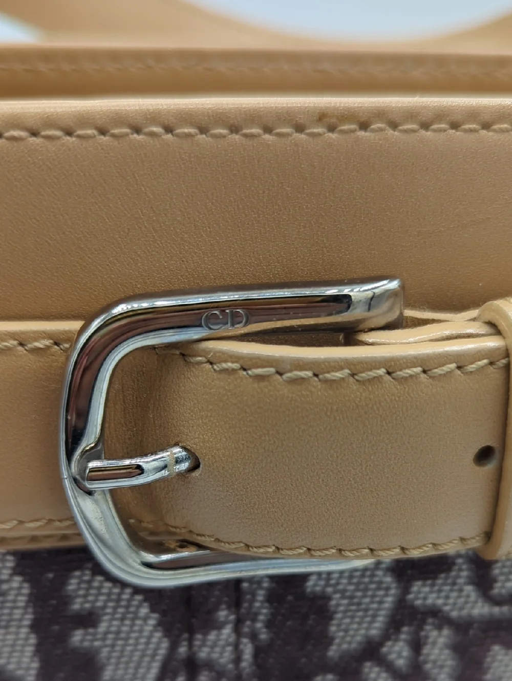 Vintage Dior Denim Trotter Monogram Handbag - Picture 10 of 16