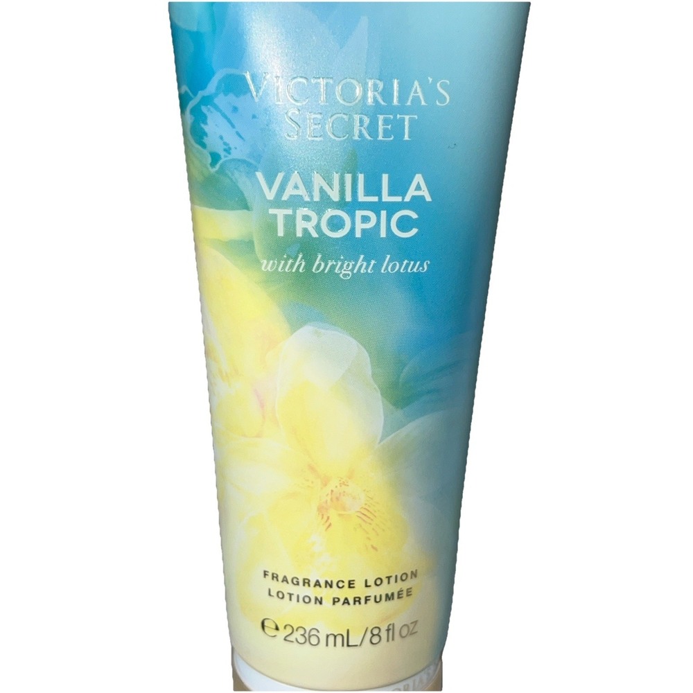 Victoria's Secret Vanilla Tropic Fragrance Body Lotion 8 Fl Oz Discontinued New - Picture 2 of 3