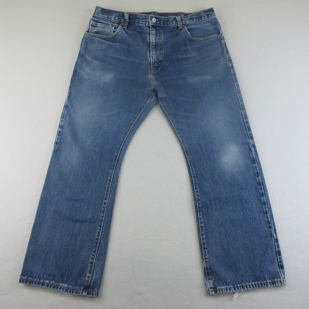 Levi's 517 Bootcut Jeans Mens 38x29 Blue Denim 100% Cotton Classic Fit