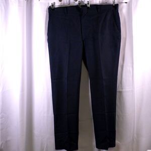 VTG JCPenney Comfort Slacks Navy Blue Dress Pants Mens‎ 42x32