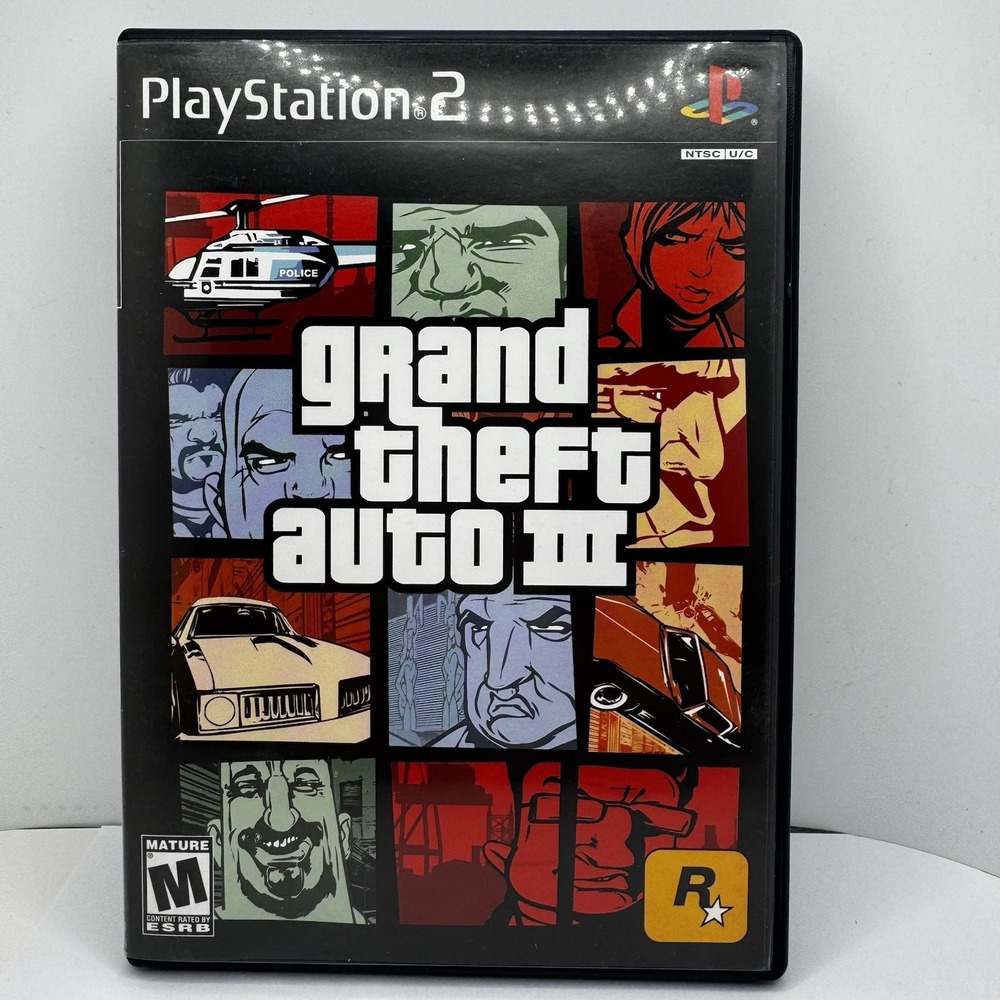 Grand Theft Auto III GTA 3 PS2‎ PlayStation 2
