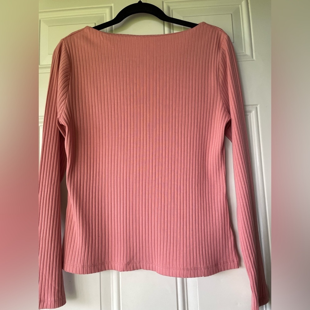 a new day boatneck ribbed long sleeve