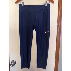 Nike Dri-Fit‎ Black Cropped Leggings  Size Medium