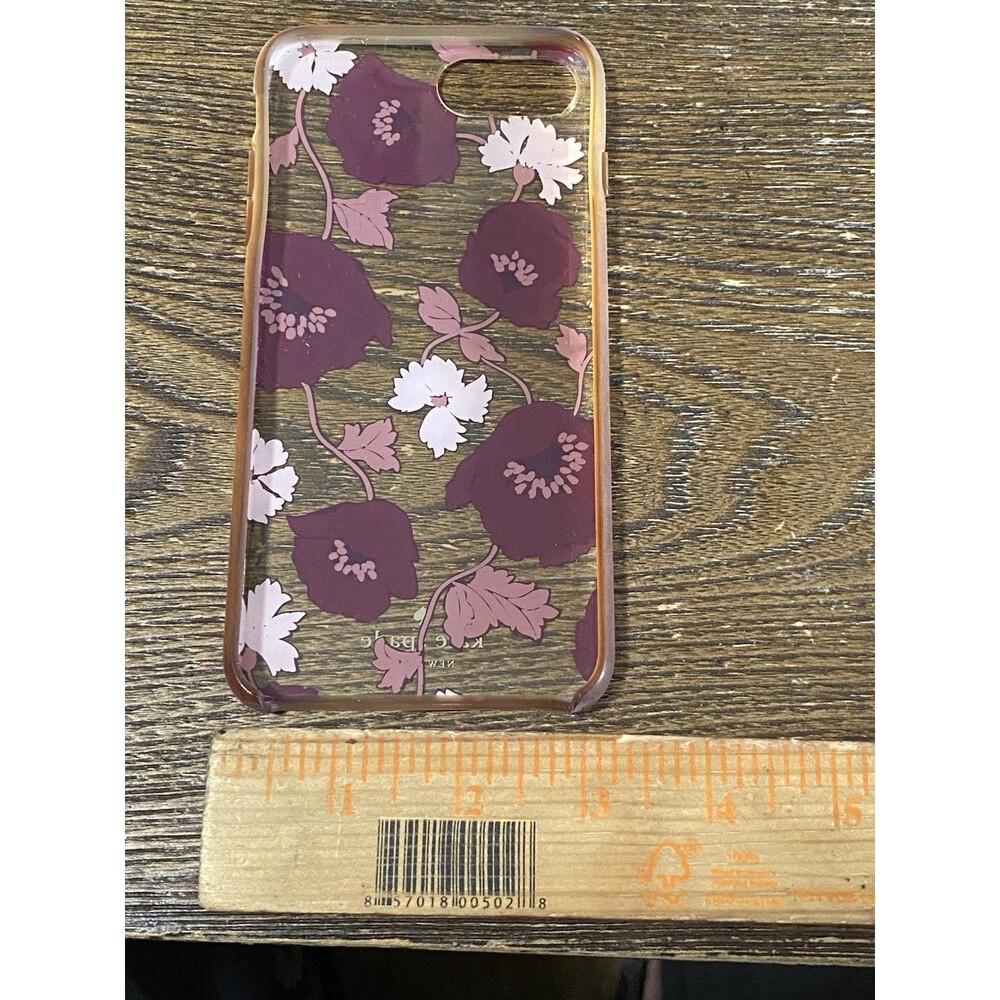 Kate Spade Protective Case for iPhone SE/8/7/6S/6 Floral/Clear - Picture 9 of 9