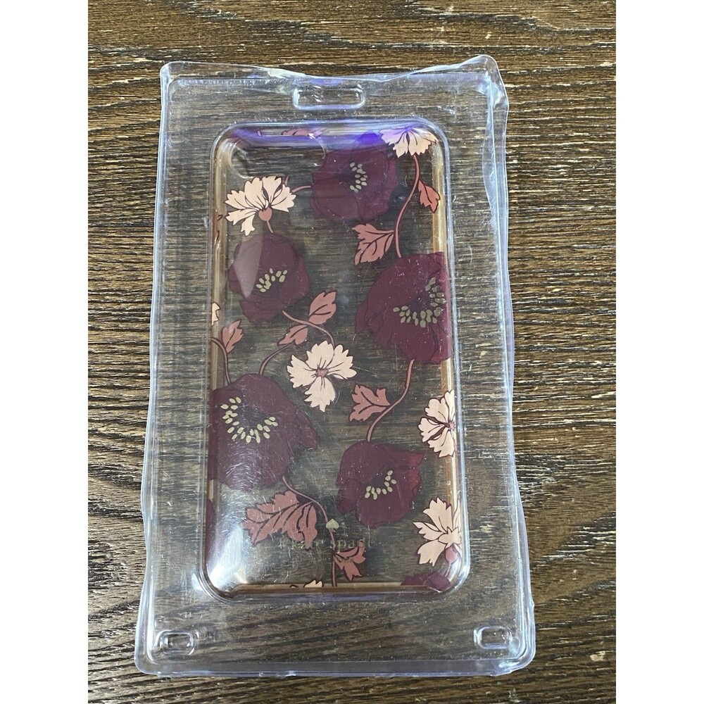 Kate Spade Protective Case for iPhone SE/8/7/6S/6 Floral/Clear - Picture 2 of 9