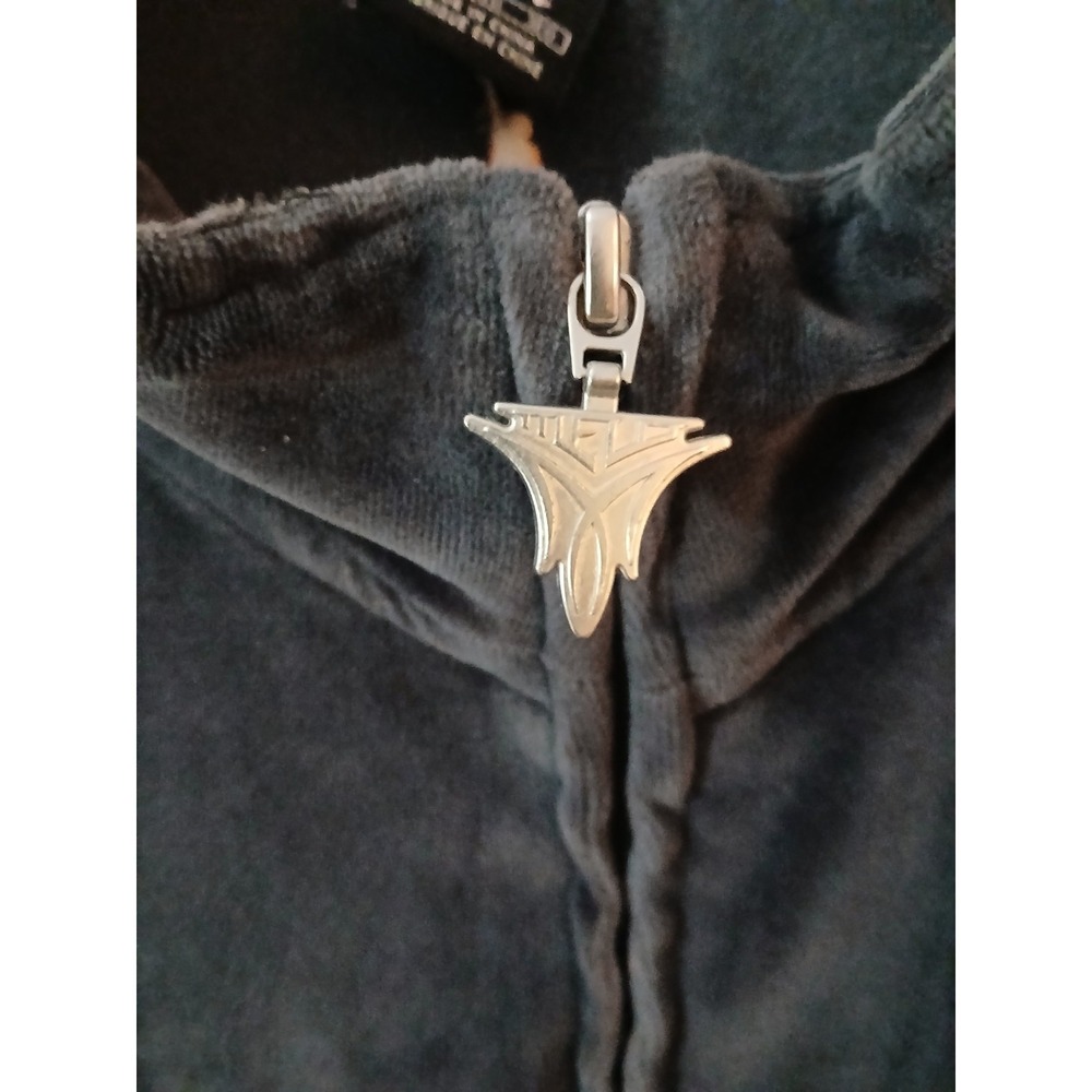 Vintage Y2K Nike Men's Carmelo Anthony Gray Velour Track Suit Jacket Size 3XL - Picture 3 of 6