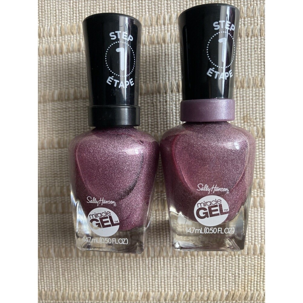 2 Sally Hansen Miracle Gel Nail Polish Shade Metro Midnight #564 - Picture 5 of 5