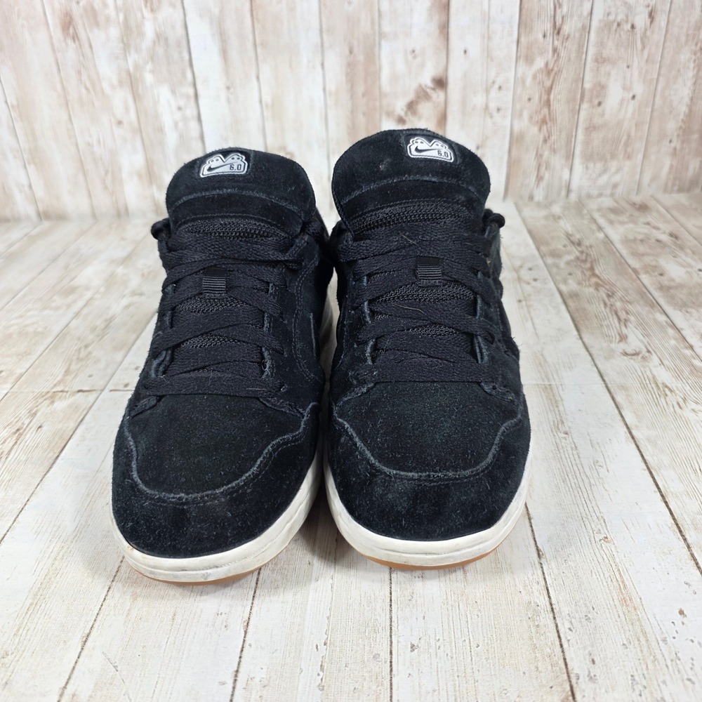 Nike 6.0 Mavrk Low 2 Black Suede Skate Shoes Sneakers Youth Size 5.5Y - Picture 4 of 8