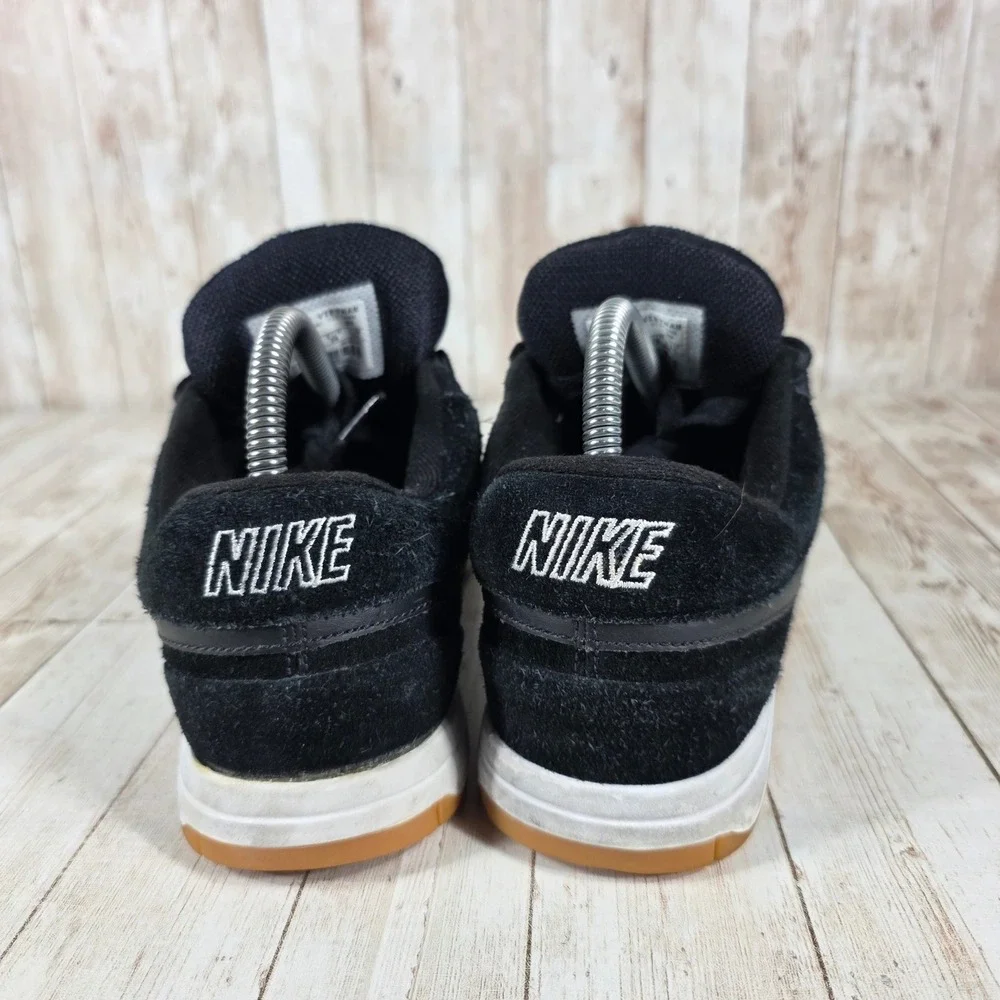 Nike‎ 6.0 Mavrk Low 2 Black Suede Skate Shoes Sneakers Youth Size 5.5Y - Picture 3 of 8