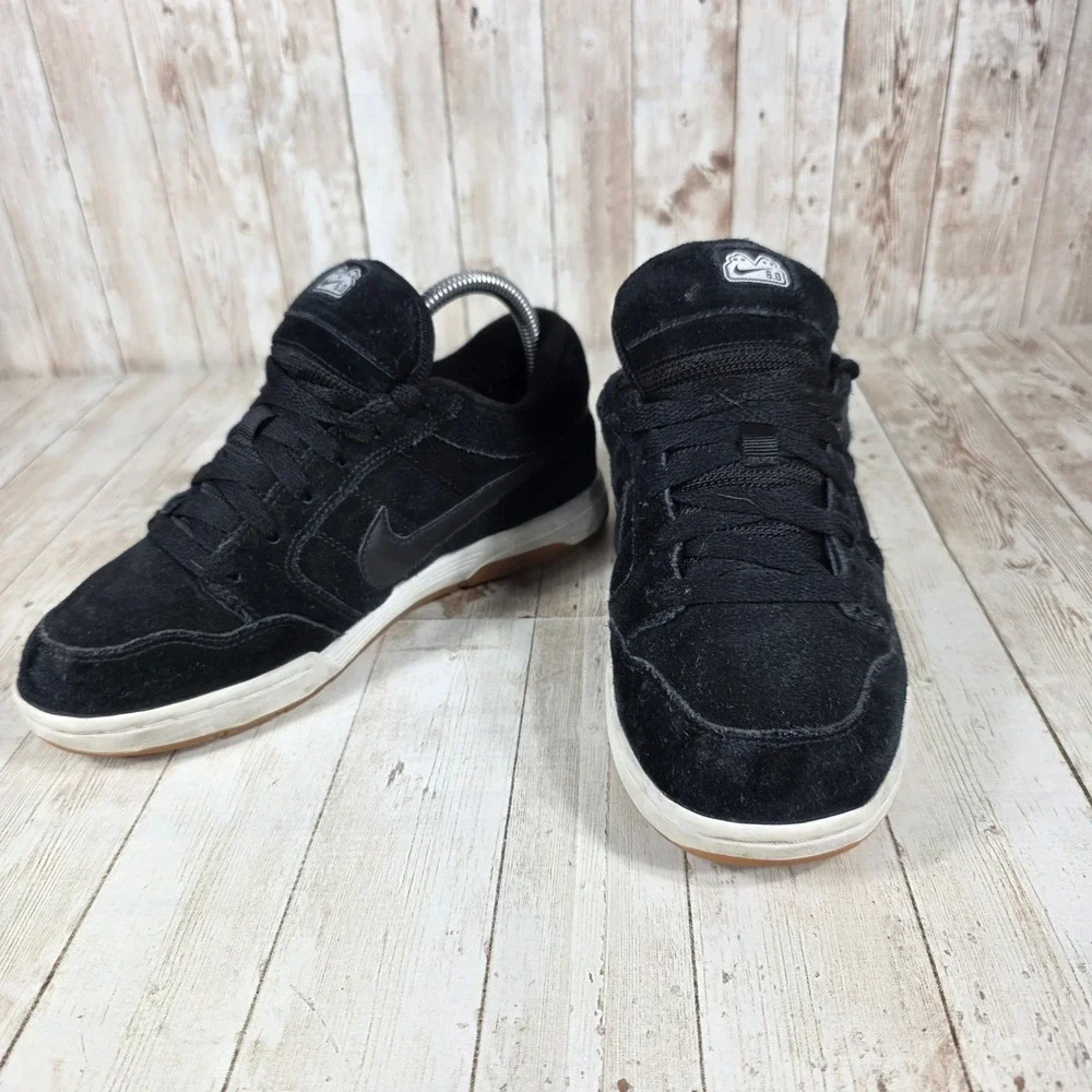 Nike‎ 6.0 Mavrk Low 2 Black Suede Skate Shoes Sneakers Youth Size 5.5Y - Picture 5 of 8