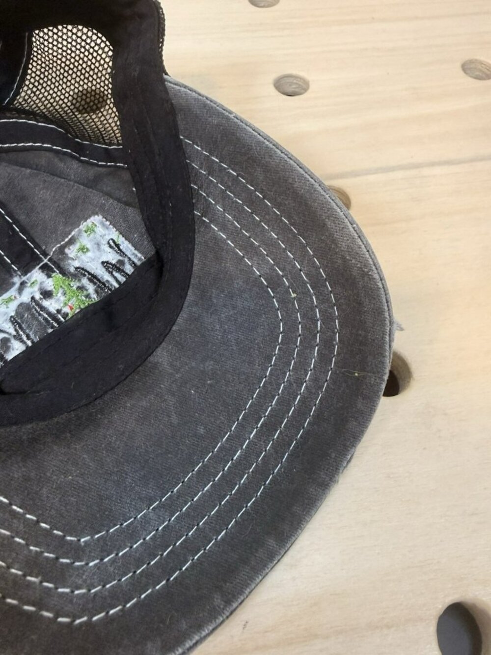 Funky Junque Womens Baseball Cap Distressed Vintage WILD Patch Embroidered - Picture 7 of 9